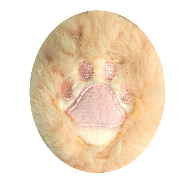 LYING CAT STUFFED TOY M BROWN TABBY