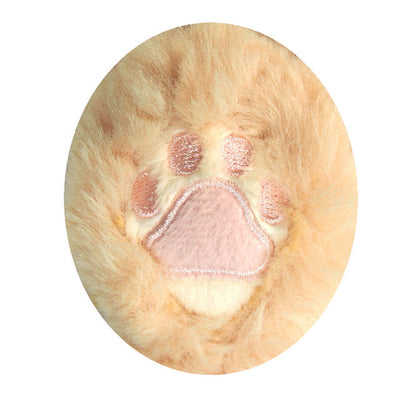 LYING CAT STUFFED TOY M BROWN TABBY