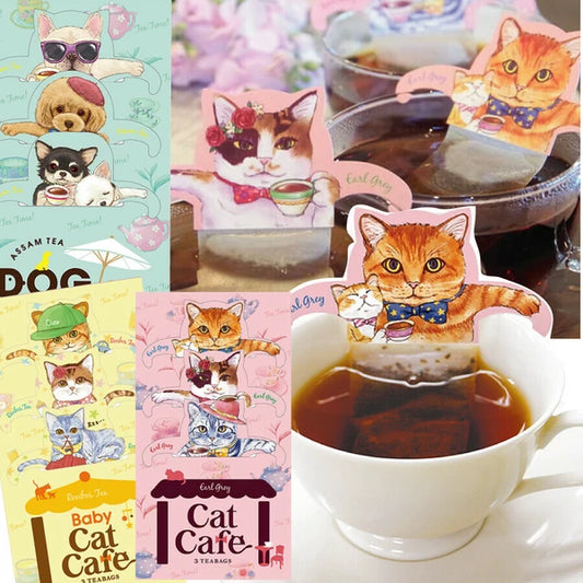 Cat Cafe Dog Terrace Tea Bags (3 Teabags)