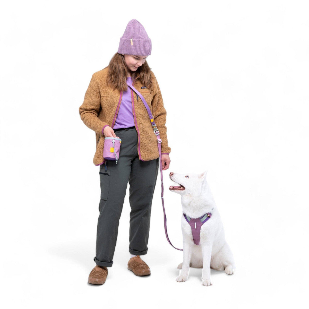 Alpha 360 Dog Harness Mauve Mix