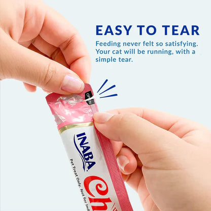 INABA CHURU HOLIDAY TUNA & CHICKEN VARIETY CAT TREATS 20P