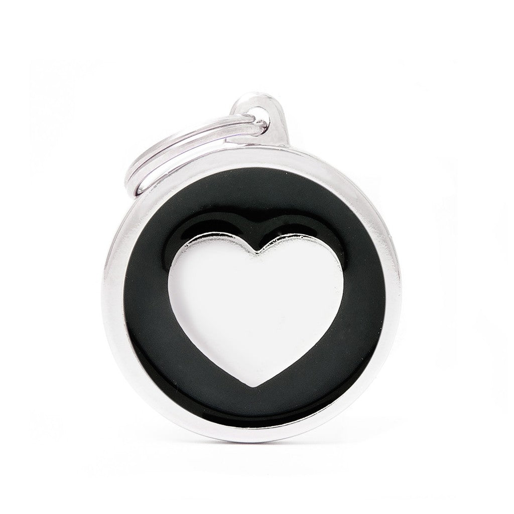 My Family Classic Heart ID Tag