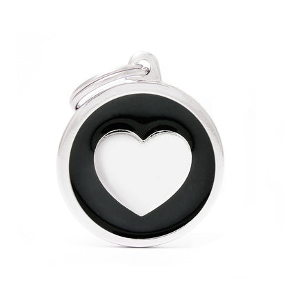 My Family Classic Heart ID Tag