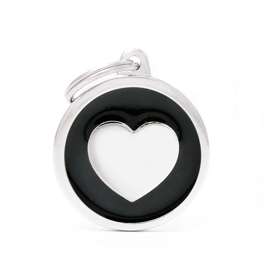 My Family Classic Heart ID Tag