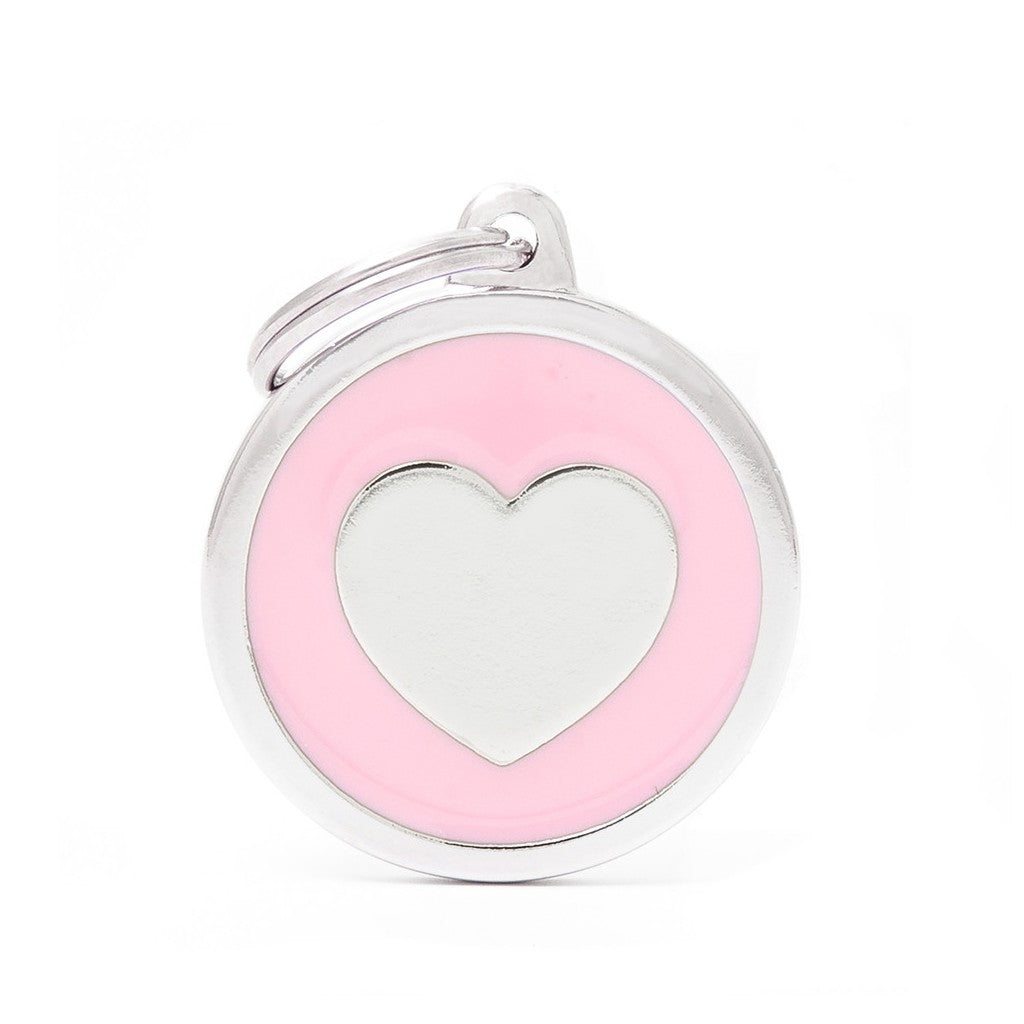 My Family Classic Heart ID Tag