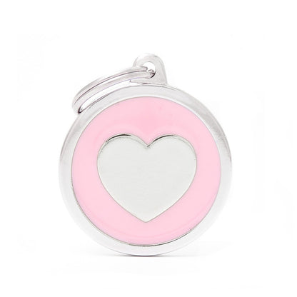 My Family Classic Heart ID Tag