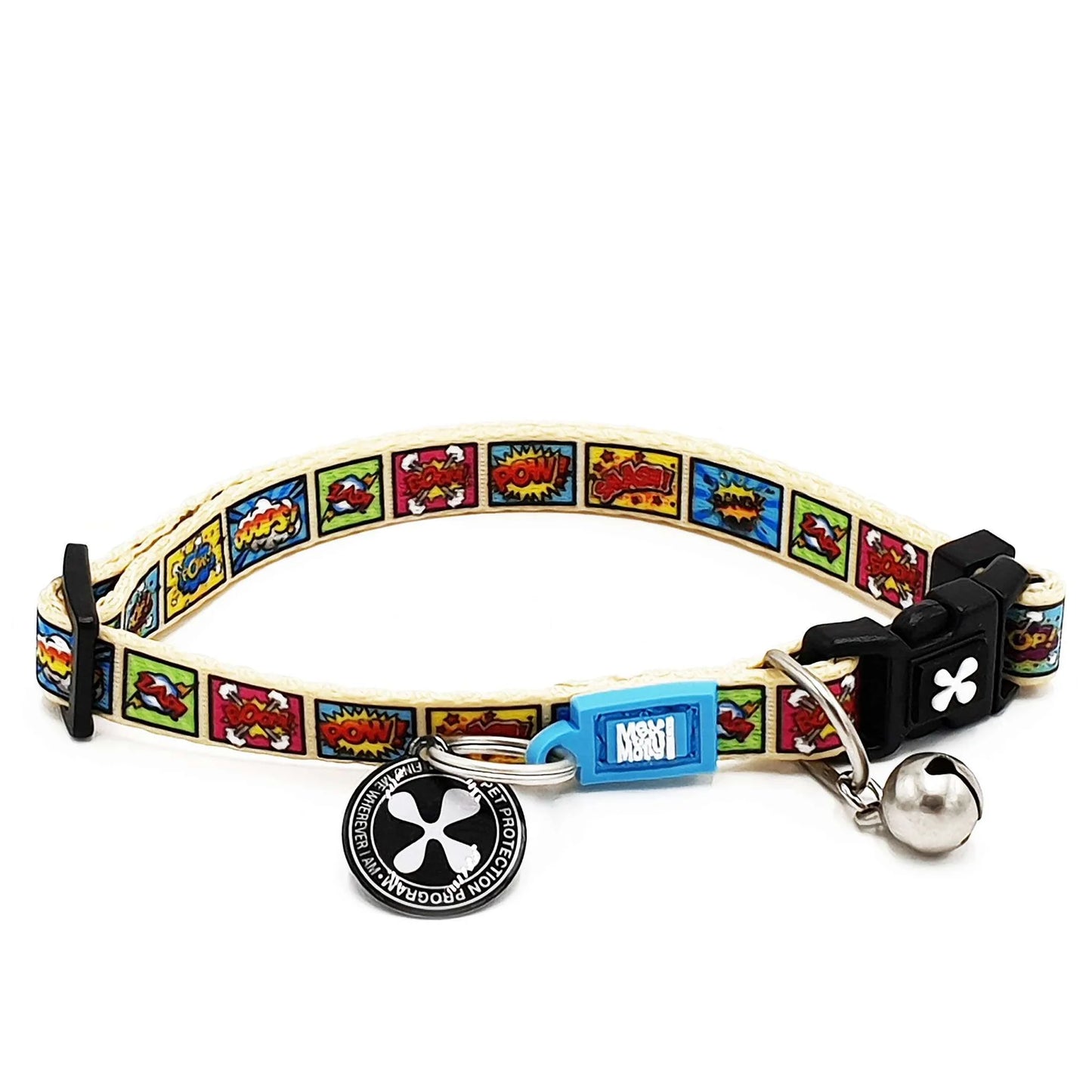 MAX & MOLLY SMART ID CAT COLLAR - COMIC