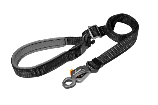 (2026 NEW)  RUFFWEAR Ridgeline Leash - Obsidian Black