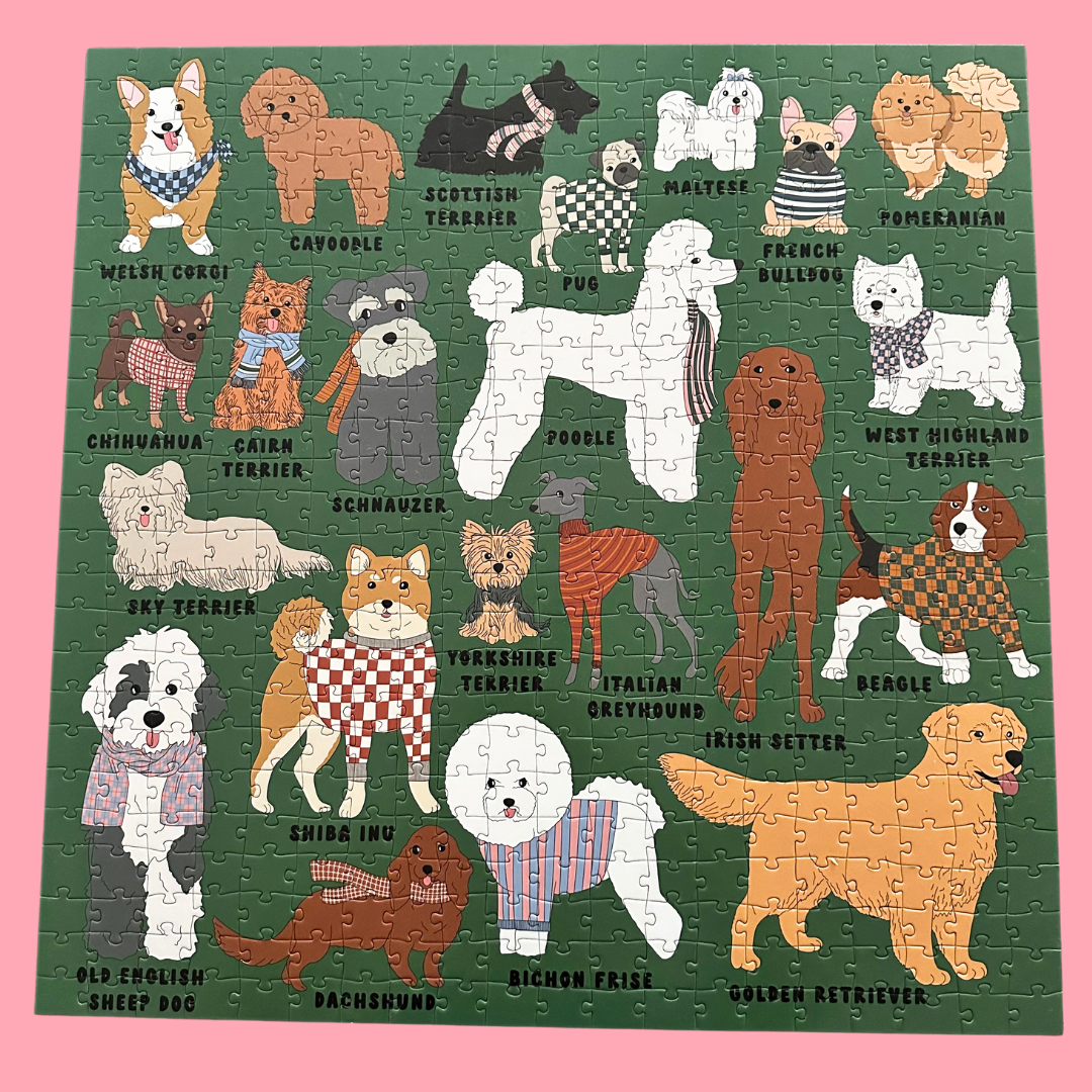 Dapper Dogs: 500 Piece Puzzle