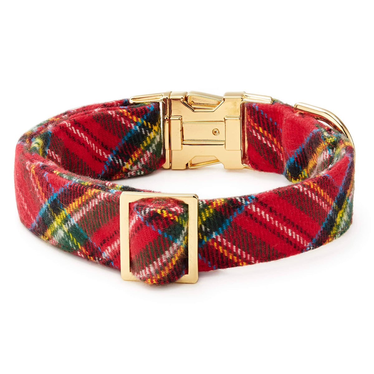 The Foggy Dog Tartan Plaid Flannel Holiday Dog Collar