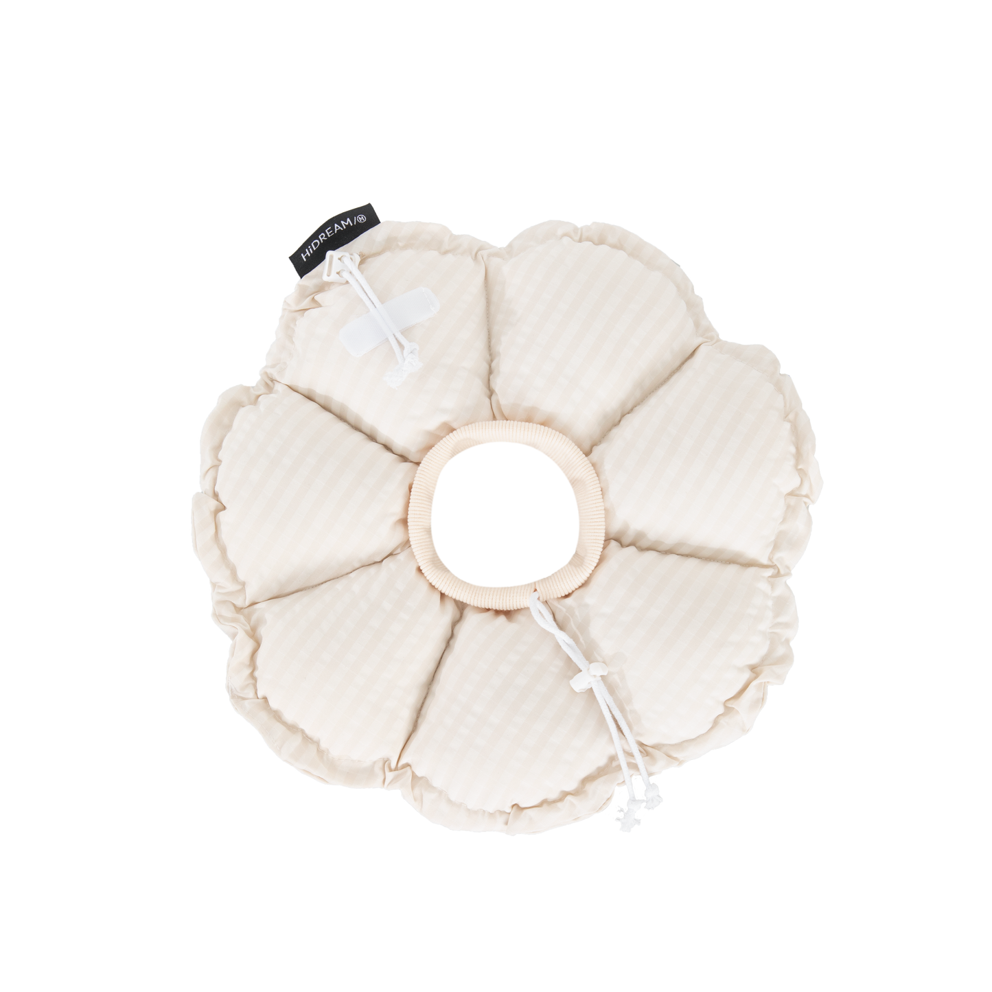 Flower Shaped Adjustable Soft Pet Recovery Collar/Elizabeth Collar - Beige