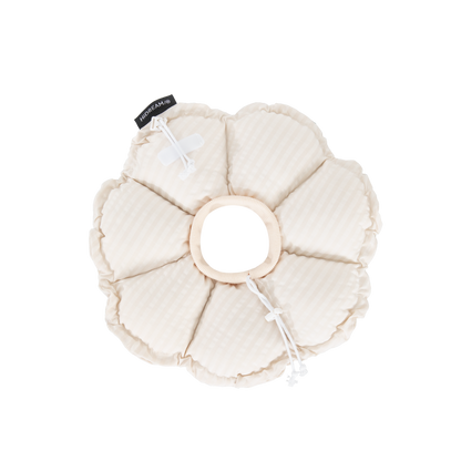 Flower Shaped Adjustable Soft Pet Recovery Collar/Elizabeth Collar - Beige