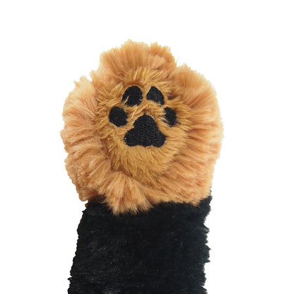 LYING DOG STUFFED TOY SMALL MINIATURE DACHSHUND BLACK
