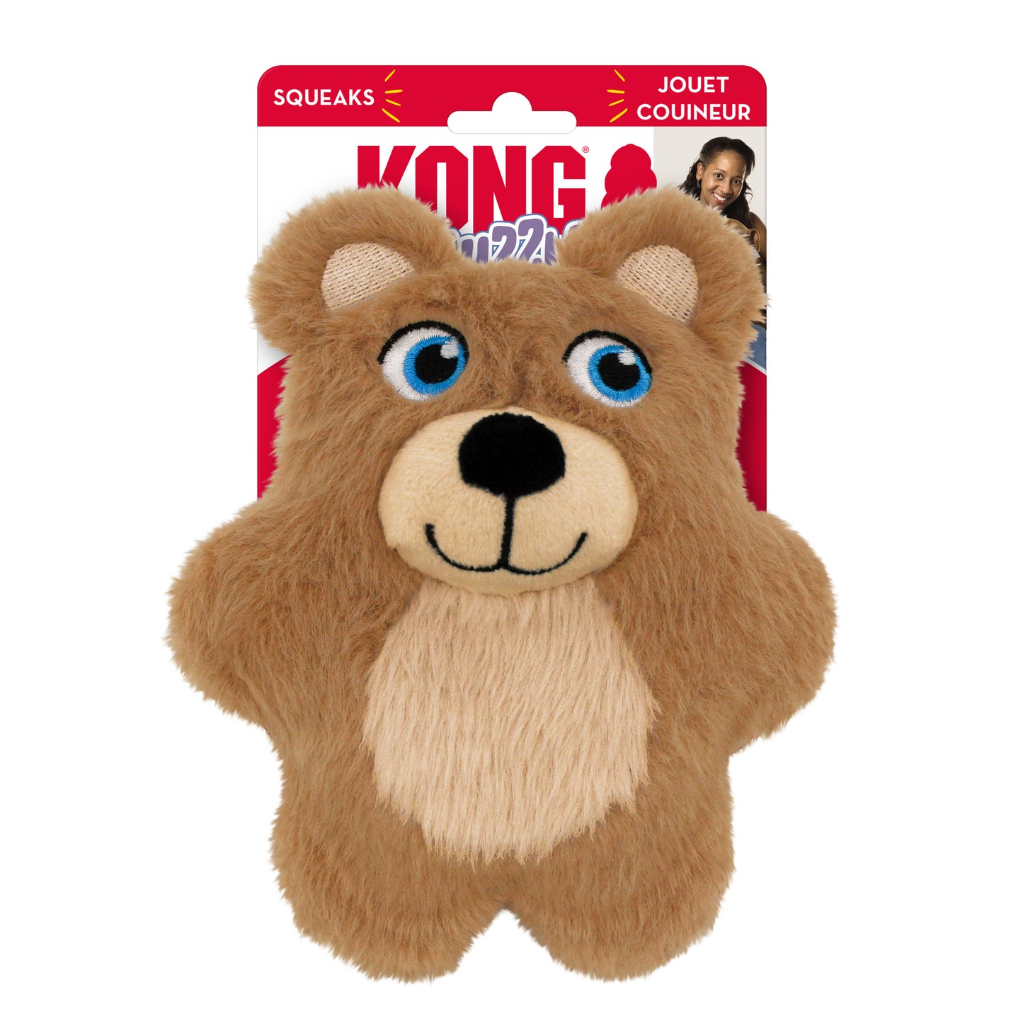 KONG SNUZZLES KIDDOS TEDDY BEAR SMALL