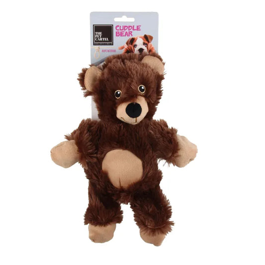 THE PET CARTEL ROPE CUDDLE BEAR MEDIUM
