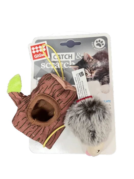 GIGWI ROOKIE HUNTER DISPENSER HEDGEHOG CATNIP Cat Toy