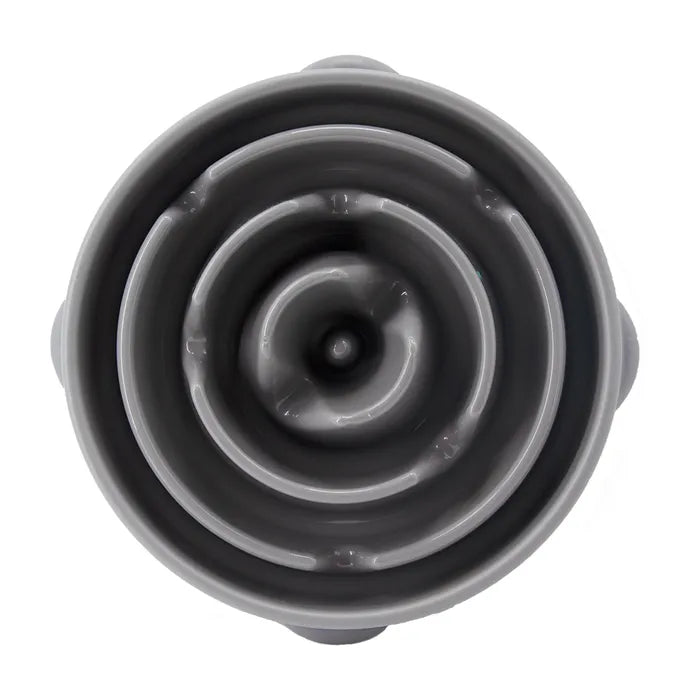 OUTWARD HOUND FUN FEEDER DROP GREY LARGE