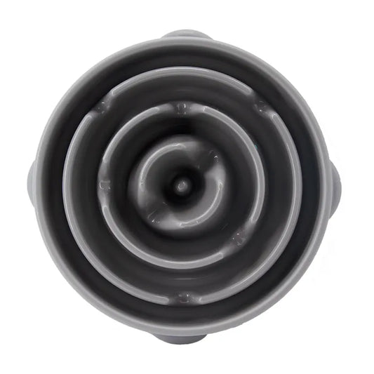 OUTWARD HOUND FUN FEEDER DROP GREY LARGE