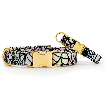 The Foggy Dog Holographic Spiderweb Dog Collar