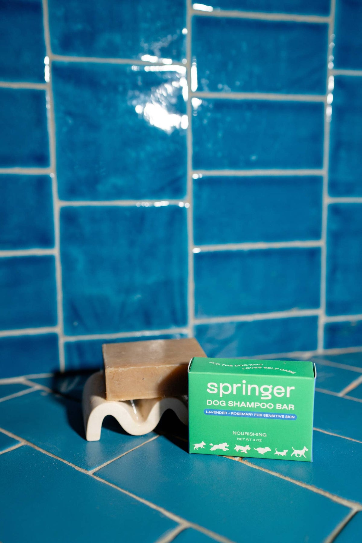 Springland Dog Shampoo Bar - Nourishing, Lavender + Rosemary