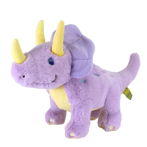 FLUFFIES RAINBOW STUFFED TOY M TRICERATOPS