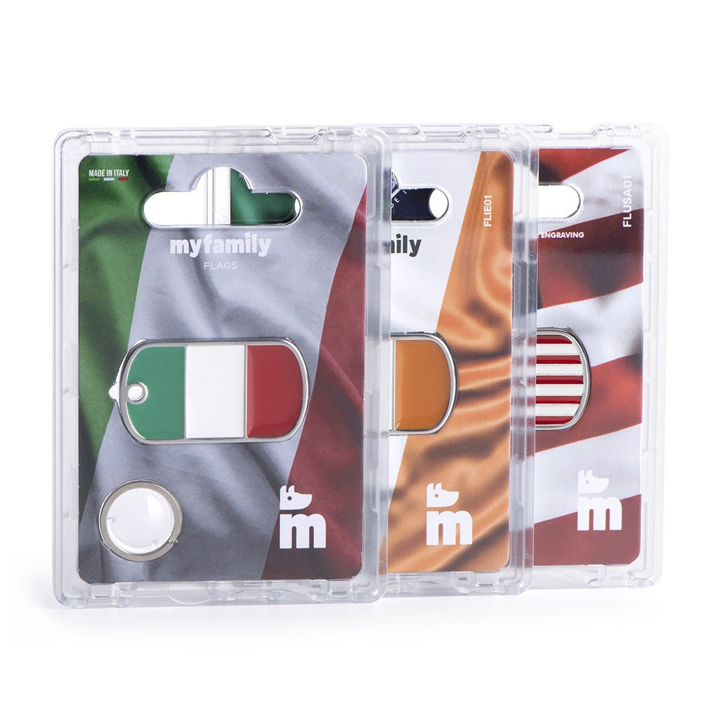 My Family Flag Australia ID Tag