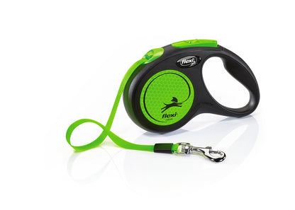 Flexi New Neon Tape Retractable Dog Leash