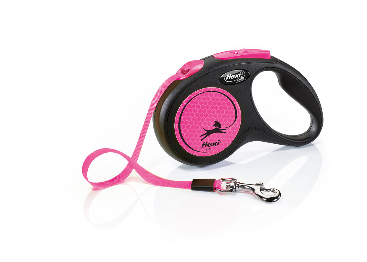 Flexi New Neon Tape Retractable Dog Leash