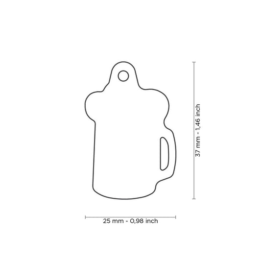My Family Food Beer ID Tag