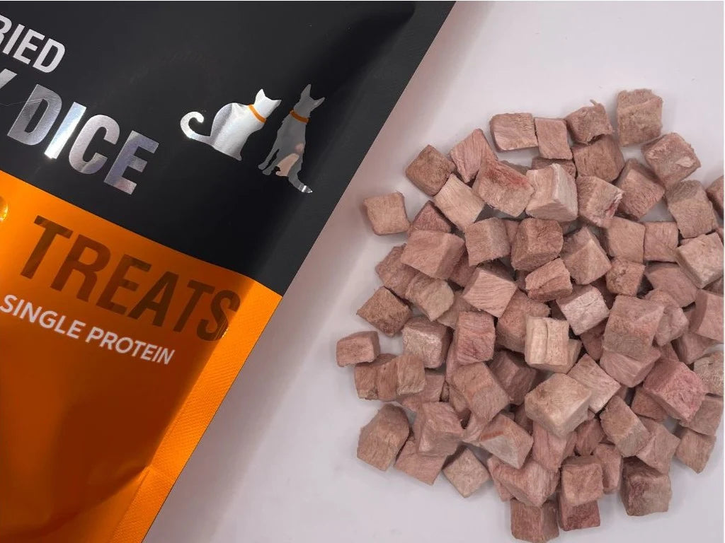 Freeze Dry Australia Freeze Dried Turkey Dice Pet Treats