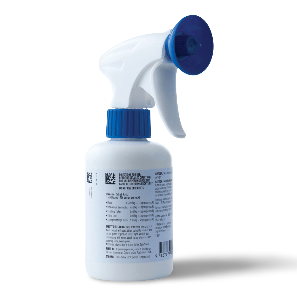 FRONTLINE FLEAS and TICKS PREVENTION SPRAY for Dogs and Cats