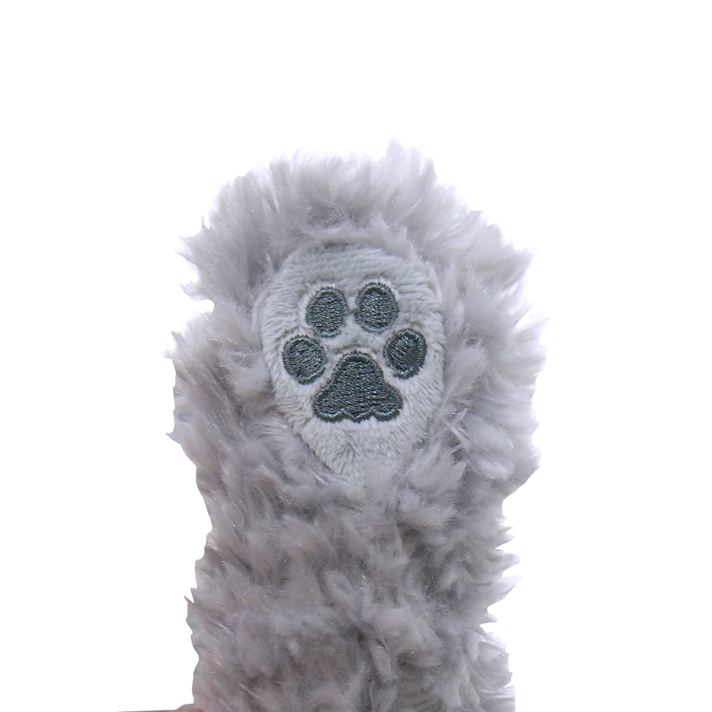 LYING DOG STUFFED TOY S TOY POODLE Grey