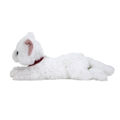 LYING CAT STUFFED TOY SS WH
