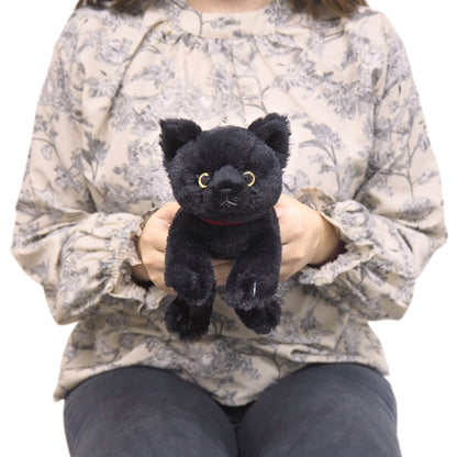 LYING CAT STUFFED TOY SS BK
