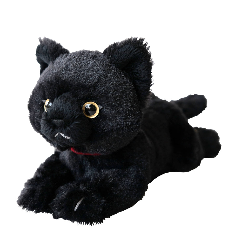 LYING CAT STUFFED TOY SS BK