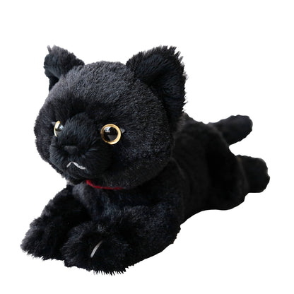 LYING CAT STUFFED TOY SS BK