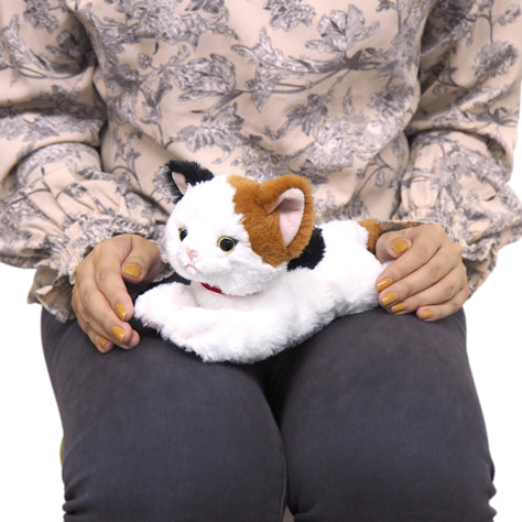 LYING CAT STUFFED TOY SS MIKE
