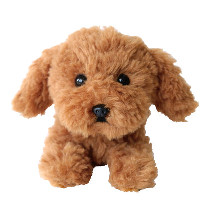LYING DOG STUFFED TOY SS TOY POODLE BR