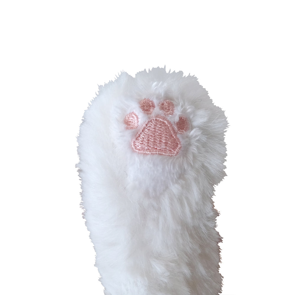 LYING CAT STUFFED TOY SS WH