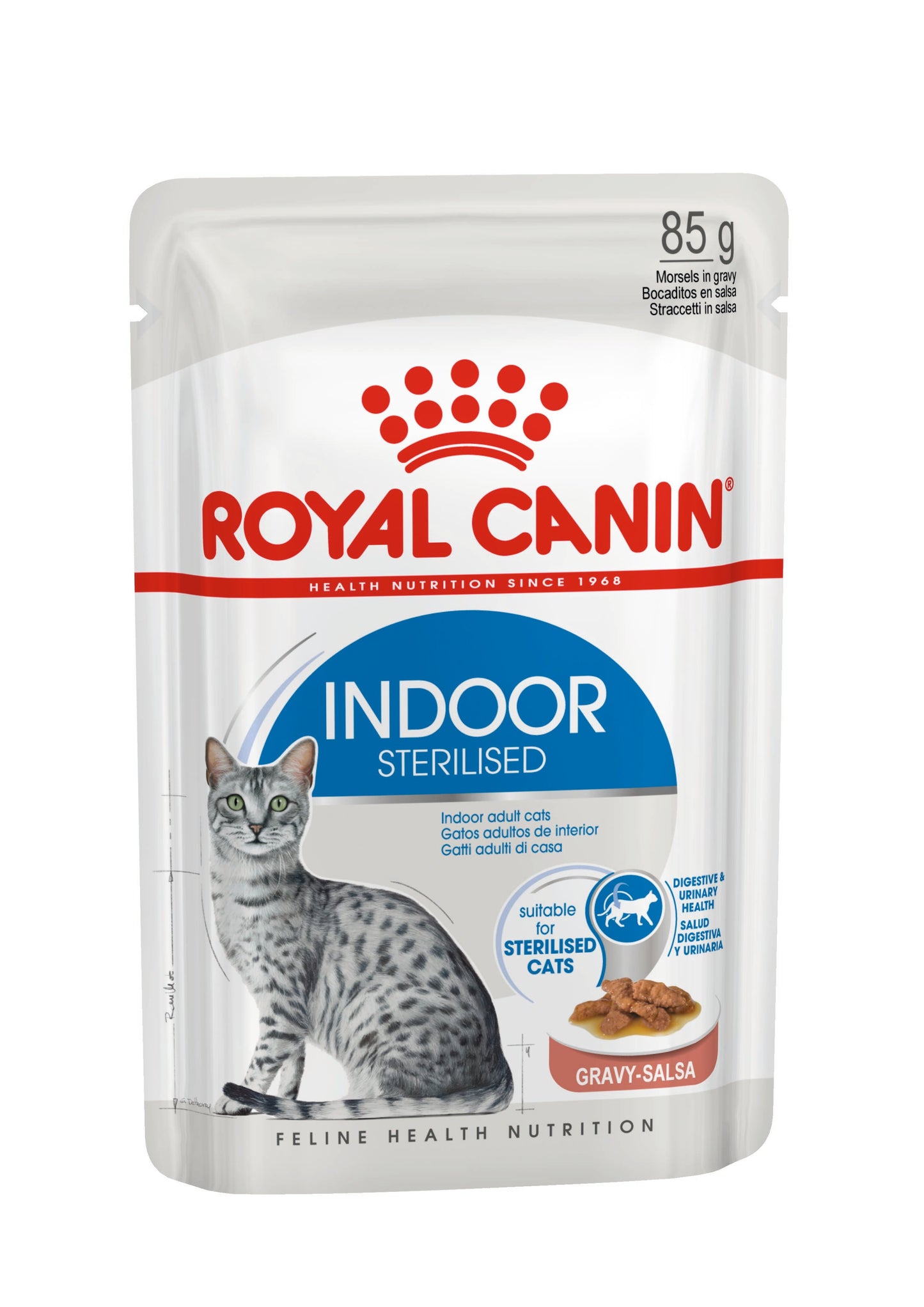 Royal Canin Indoor Adult Cat Pouch Gravy 85g