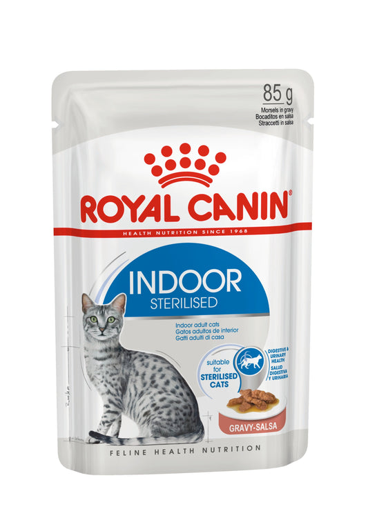 Royal Canin Indoor Adult Cat Pouch Gravy 85g
