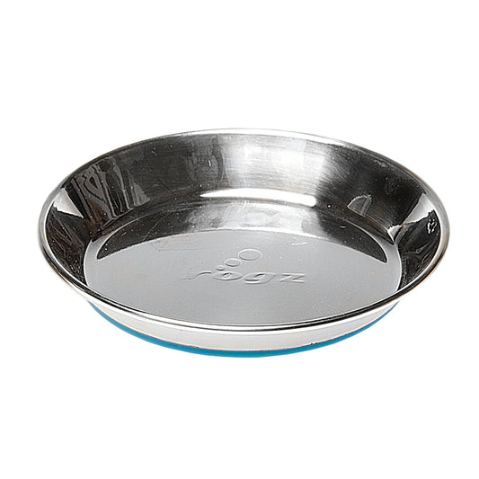 Rogz Anchovy Stainless Steel Cat Bowl Blue