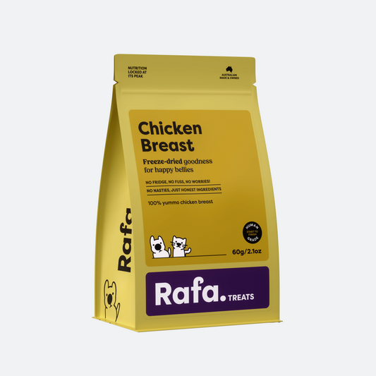 RAFA Raw Freeze-Dried Treats | Human-Grade Chicken Breast
