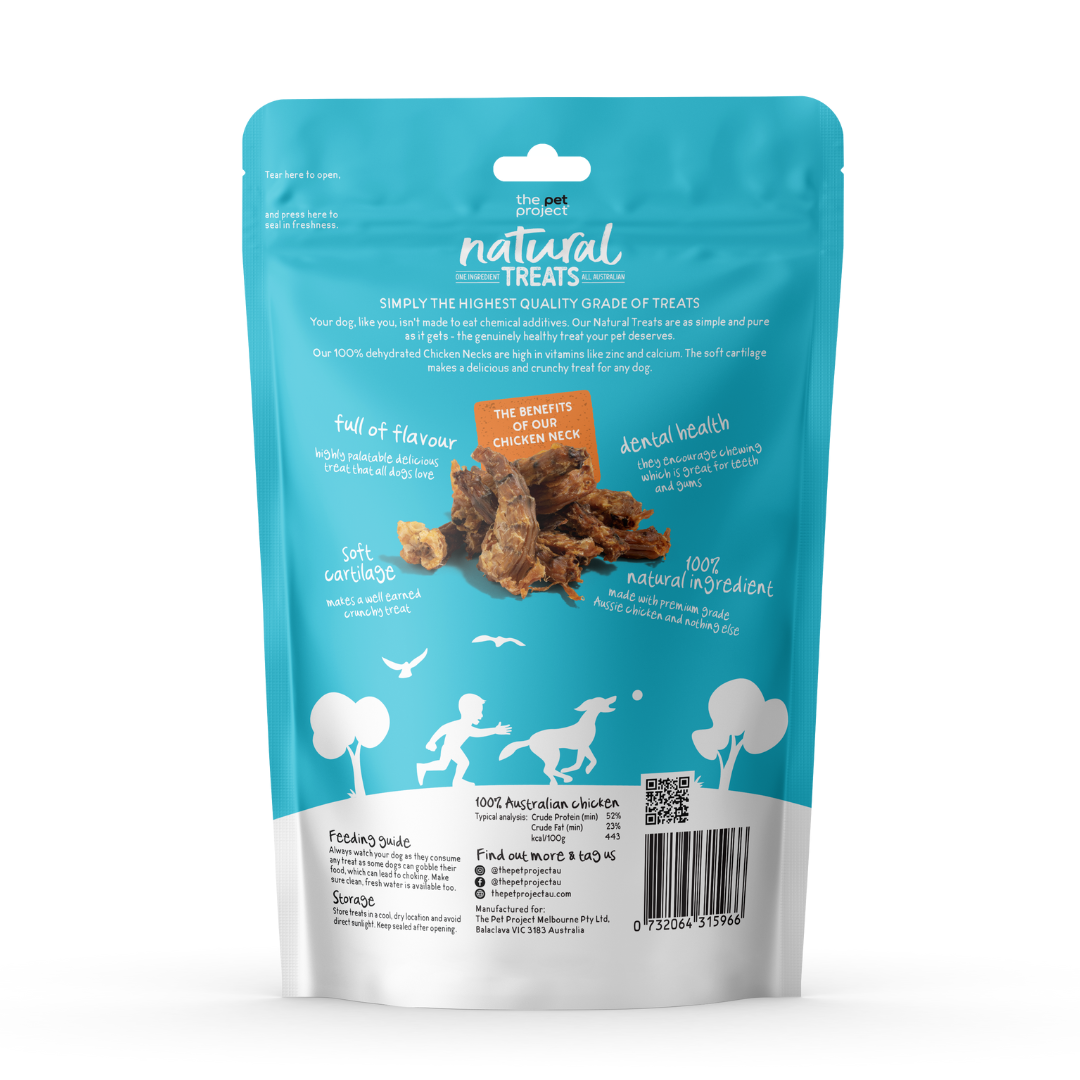 THE PET PROJECT CHICKEN NECK 100G