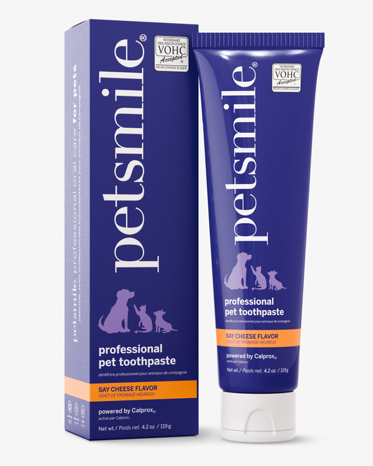 PETSMILE Professional Pet Toothpaste - Say Cheese - Large