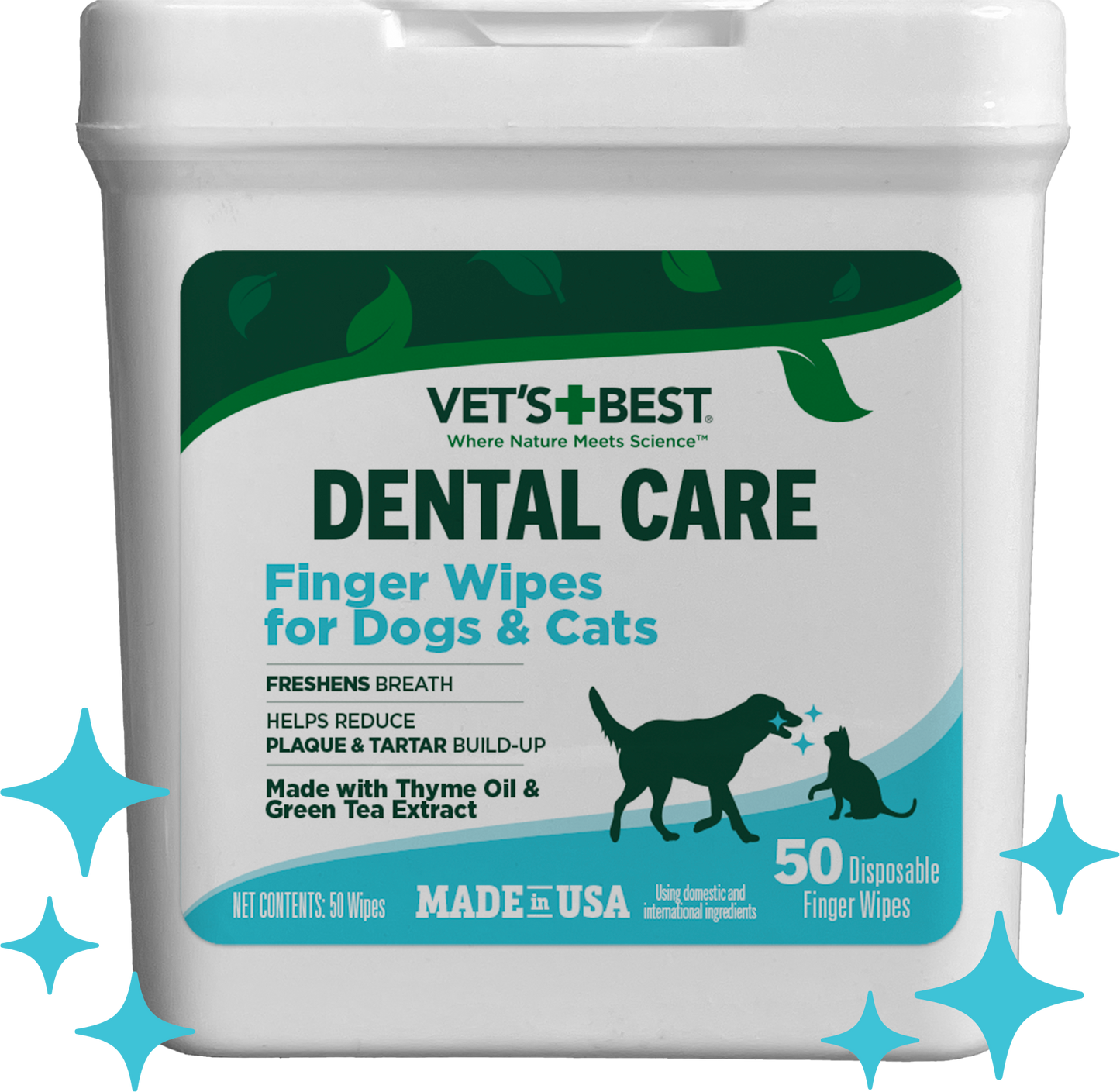 VET'S BEST Clean Teeth Finger Pads