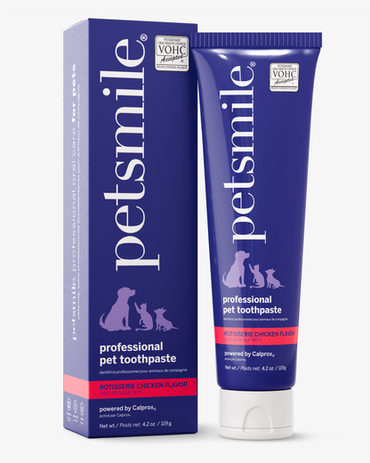 PETSMILE Professional Pet Toothpaste - Rotisserie Chicken Flavor - Large