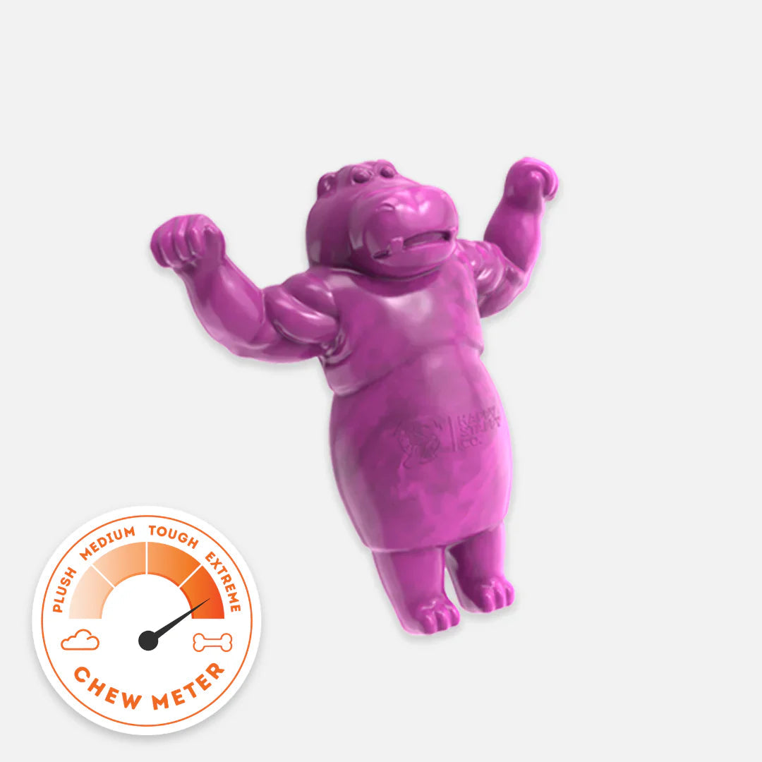 Happy Staffy Co. Chomp-o-potamus Dog Chew Toy