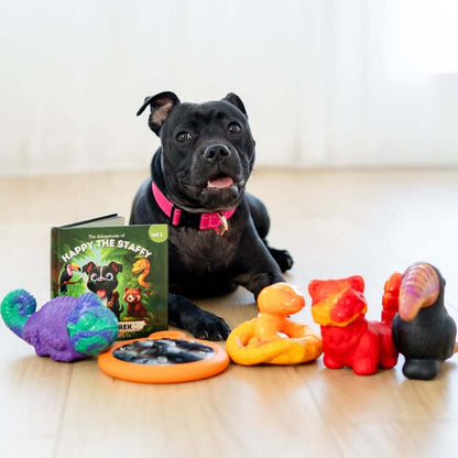 Happy Staffy Co. PowerFlex Jungle Trek Collection Dog Chew Toy