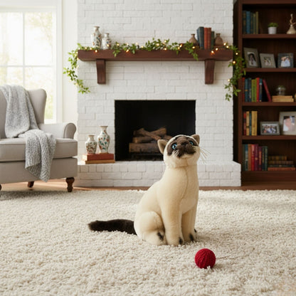 Bocchetta Plush Noodles - Siamese Cat - 26cm, sitting